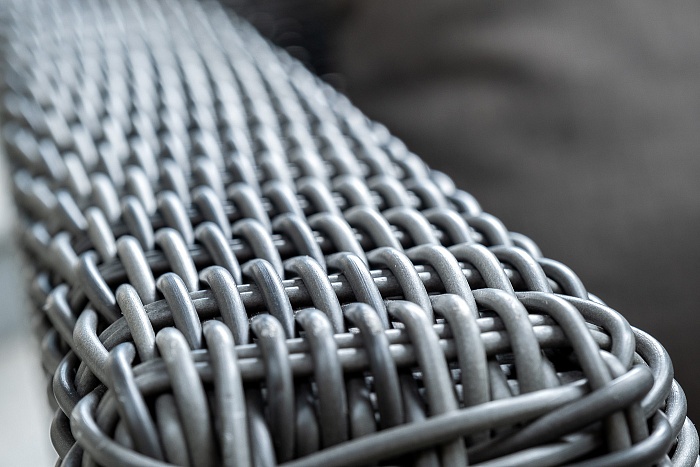 Капучино сингл лаунж-зона из искусственного ротанга, цвет графит - фото 9