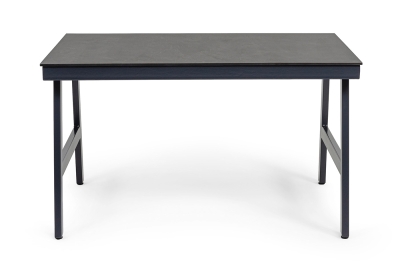 "Рио" стол из HPL 130х90см, цвет столешницы "серый гранит"