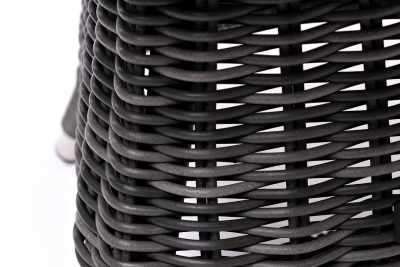 "Равенна" кофейный стол из искусственного ротанга, цвет графит