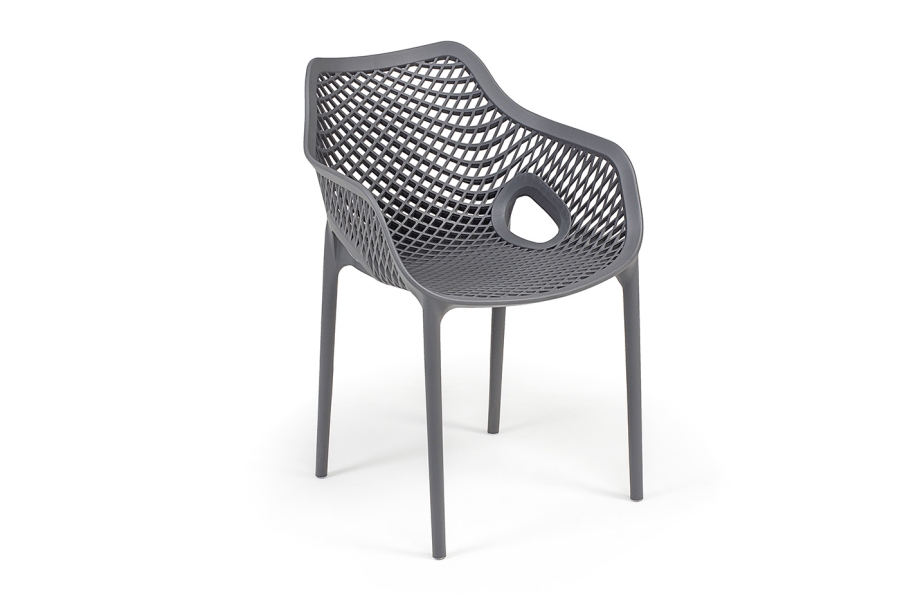 Беллини стул пластиковый, цвет темно-серый - фото 3