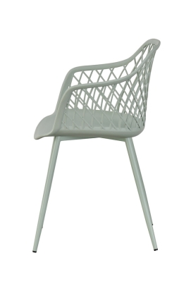 "Дайкири" стул пластиковый, цвет серо-зеленый "Дайкири" стул пластиковый, цвет серо-зеленый