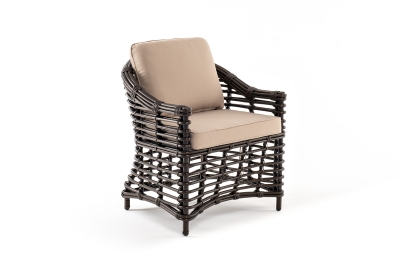 "Блисс" кресло из искусственного ротанга, цвет бронзовый
