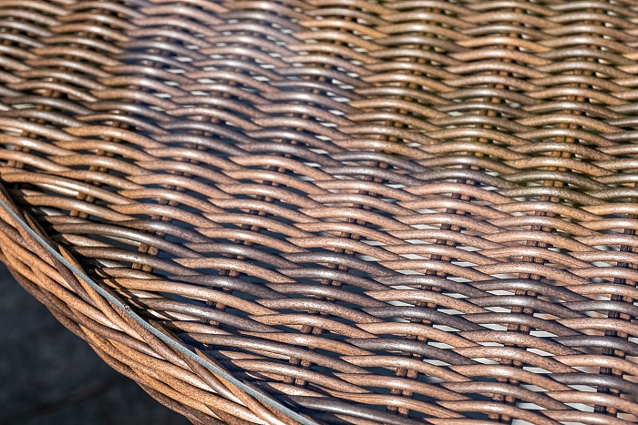 "Эспрессо" плетеный круглый стол, диаметр 150 см, цвет коричневый Эспрессо плетеный круглый стол, диаметр 150 см, цвет коричневый - фото 9