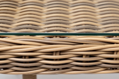 "Латте" плетеный стол из искусственного ротанга 140х80см, цвет соломенный "Латте" плетеный стол из искусственного ротанга 140х80см, цвет соломенный