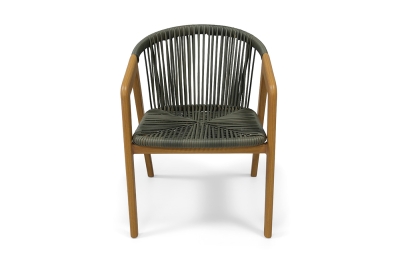 "Будапешт" стул из искусственного ротанга, цвет темно-серый