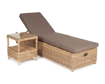 "Рим" комплект шезлонг со столиком, цвет соломенный "Рим" комплект шезлонг со столиком, цвет соломенный