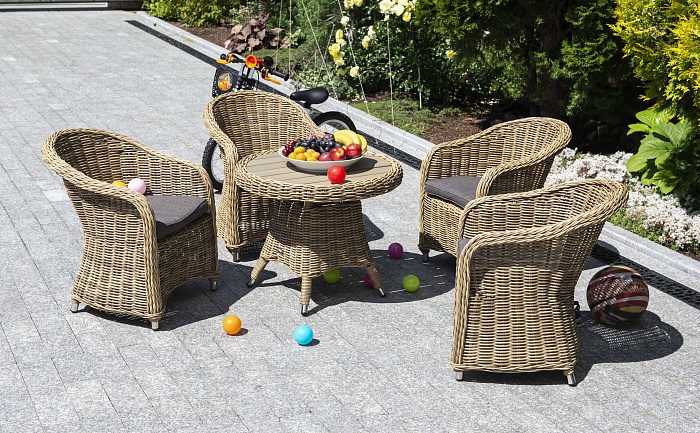 Тильда обеденная группа детская плетеная - фото 2