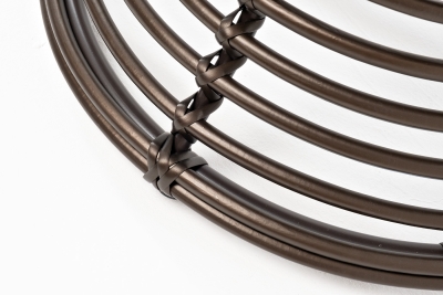 "Парма" кофейный столик из искусственного ротанга, цвет бронзовый "Парма" кофейный столик из искусственного ротанга, цвет бронзовый