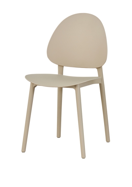 Апероль стул пластиковый, цвет бежевый - фото 1