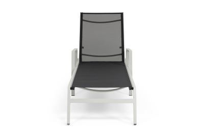 "Парма" шезлонг, каркас алюминий светло-серый (RAL7035) муар, ткань текстилен темно-серая "Парма" шезлонг, каркас алюминий светло-серый (RAL7035) муар, ткань текстилен темно-серая