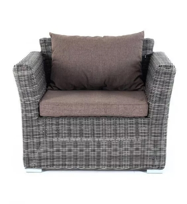 "Капучино" кресло из искусственного ротанга, цвет графит "Капучино" кресло из искусственного ротанга, цвет графит