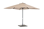 "Джулия" зонт садовый 3х3м на центральной опоре, тент бежевый