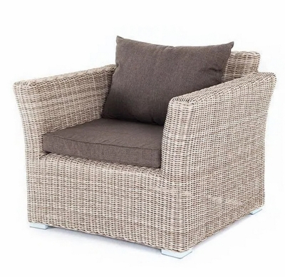 "Капучино" кресло из искусственного ротанга, цвет бежевый "Капучино" кресло из искусственного ротанга, цвет бежевый