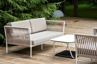 "Касабланка" лаунж-зона плетеная из роупа 4-местная, цвет бежевый "Касабланка" лаунж-зона плетеная из роупа 4-местная, цвет бежевый