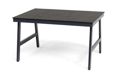 "Рио" стол из HPL 130х90см, цвет столешницы "серый гранит"