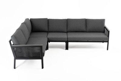 "Париж" угловой модульный диван, каркас из алюминия, цвет серый "Париж" угловой модульный диван, каркас из алюминия, цвет серый