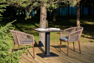 "Каффе" обеденная группа на 2 персоны, цвет "дуб"